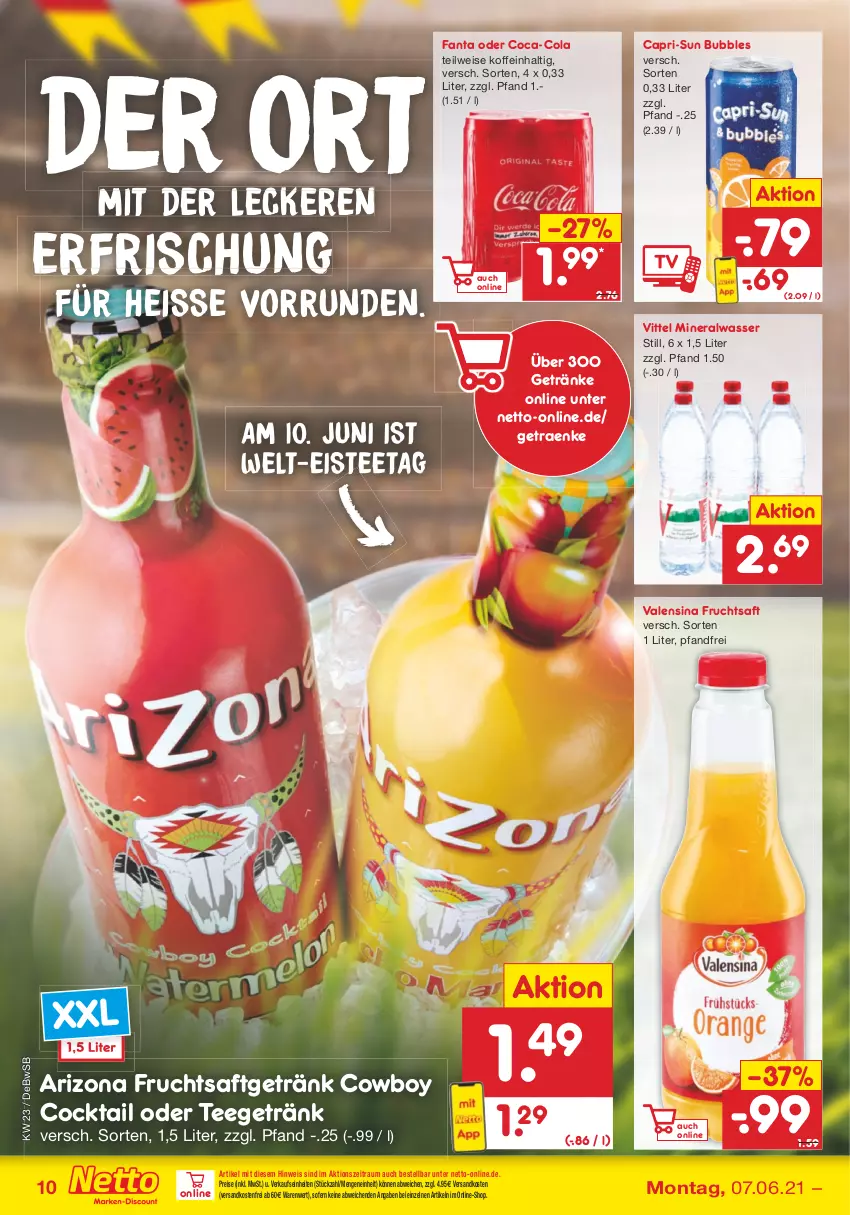 Aktueller Prospekt Netto Marken-Discount - Filial Angebote - von 07.06 bis 12.06.2021 - strona 10