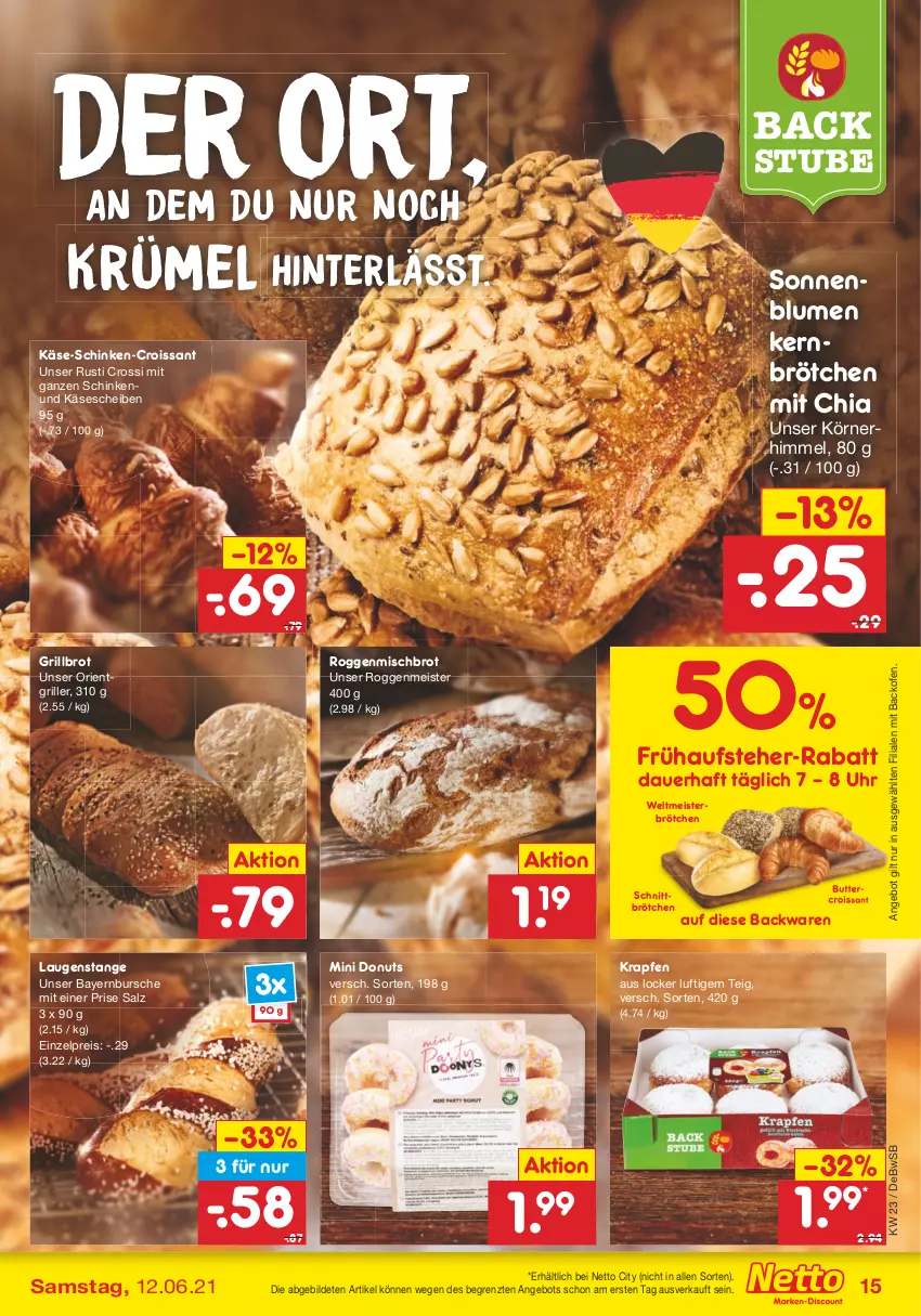 Aktueller Prospekt Netto Marken-Discount - Filial Angebote - von 07.06 bis 12.06.2021 - strona 15