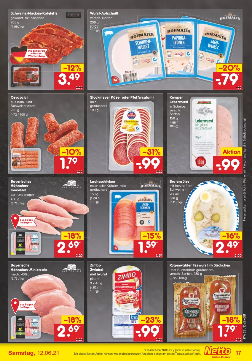 Aktueller Prospekt Netto Marken-Discount - Filial Angebote - von 07.06 bis 12.06.2021 - strona 17