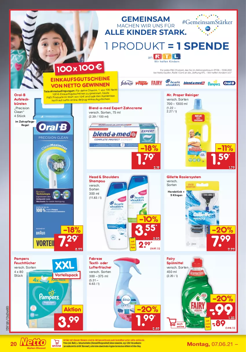 Aktueller Prospekt Netto Marken-Discount - Filial Angebote - von 07.06 bis 12.06.2021 - strona 20