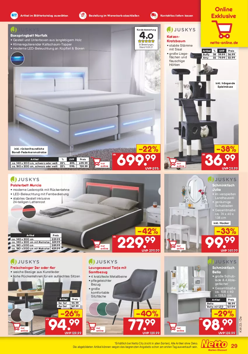 Aktueller Prospekt Netto Marken-Discount - Filial Angebote - von 07.06 bis 12.06.2021 - strona 29