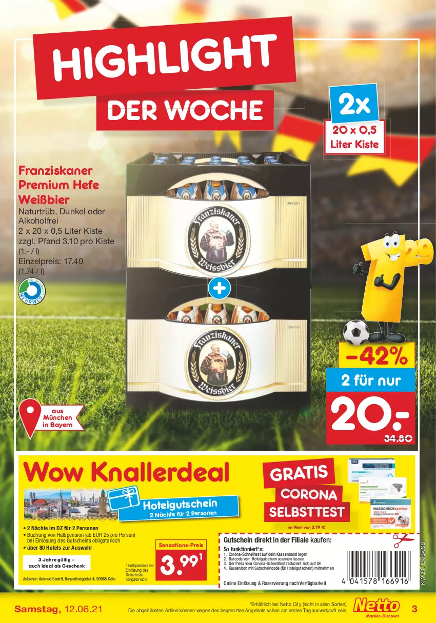 Aktueller Prospekt Netto Marken-Discount - Filial Angebote - von 07.06 bis 12.06.2021 - strona 3