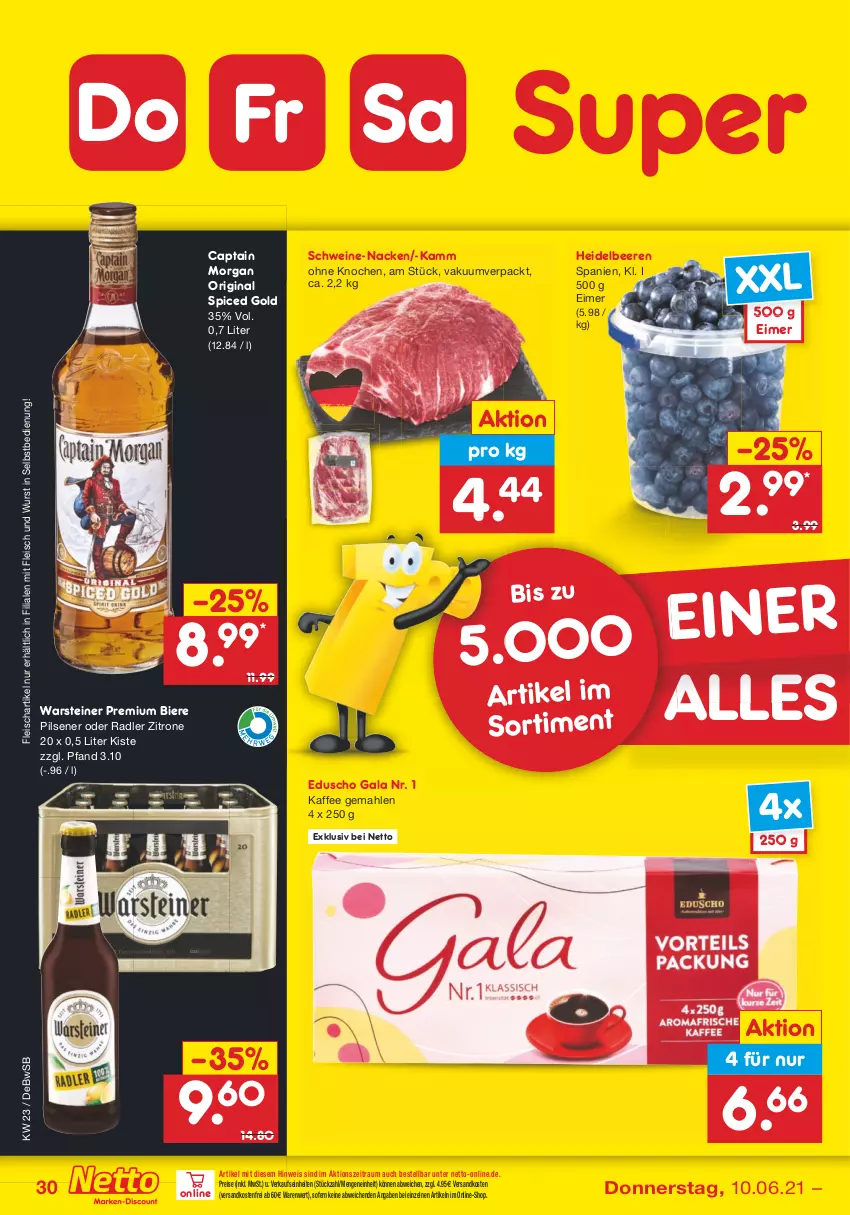 Aktueller Prospekt Netto Marken-Discount - Filial Angebote - von 07.06 bis 12.06.2021 - strona 30