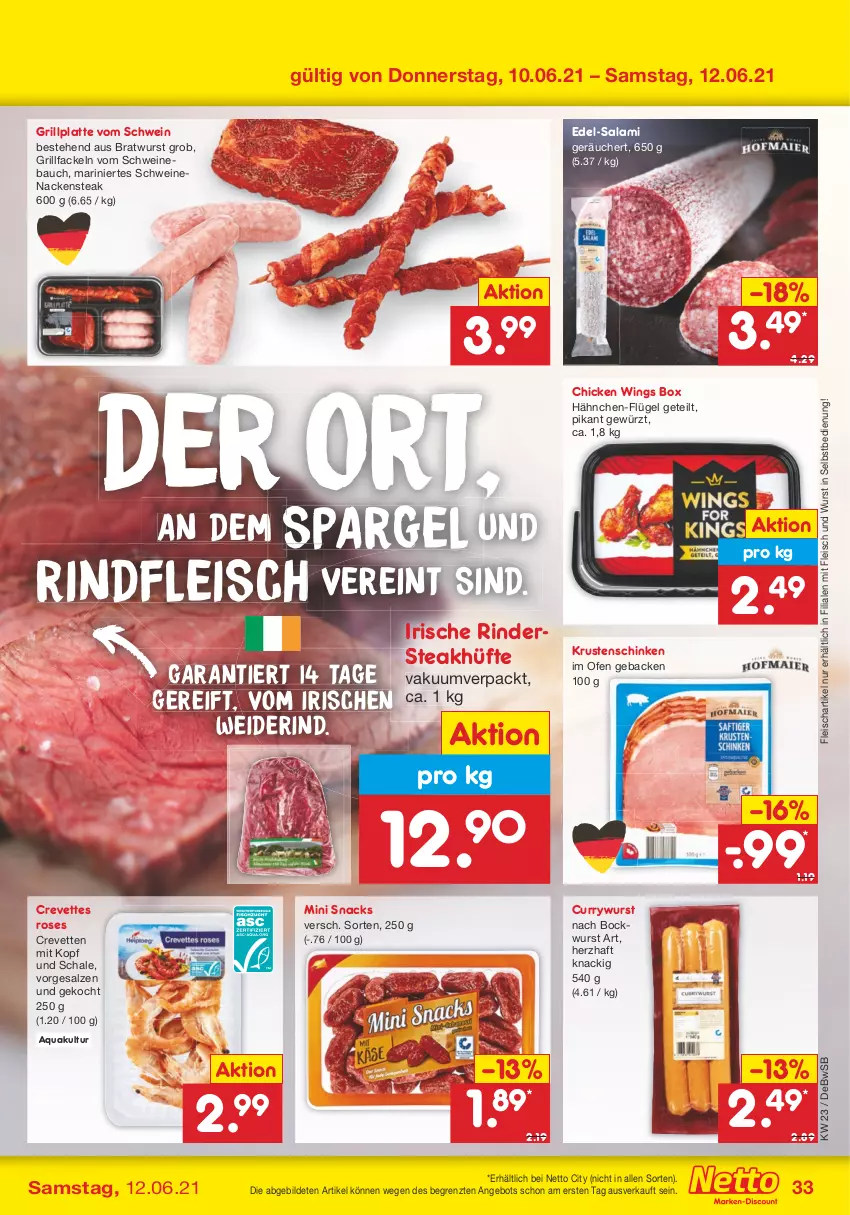 Aktueller Prospekt Netto Marken-Discount - Filial Angebote - von 07.06 bis 12.06.2021 - strona 33