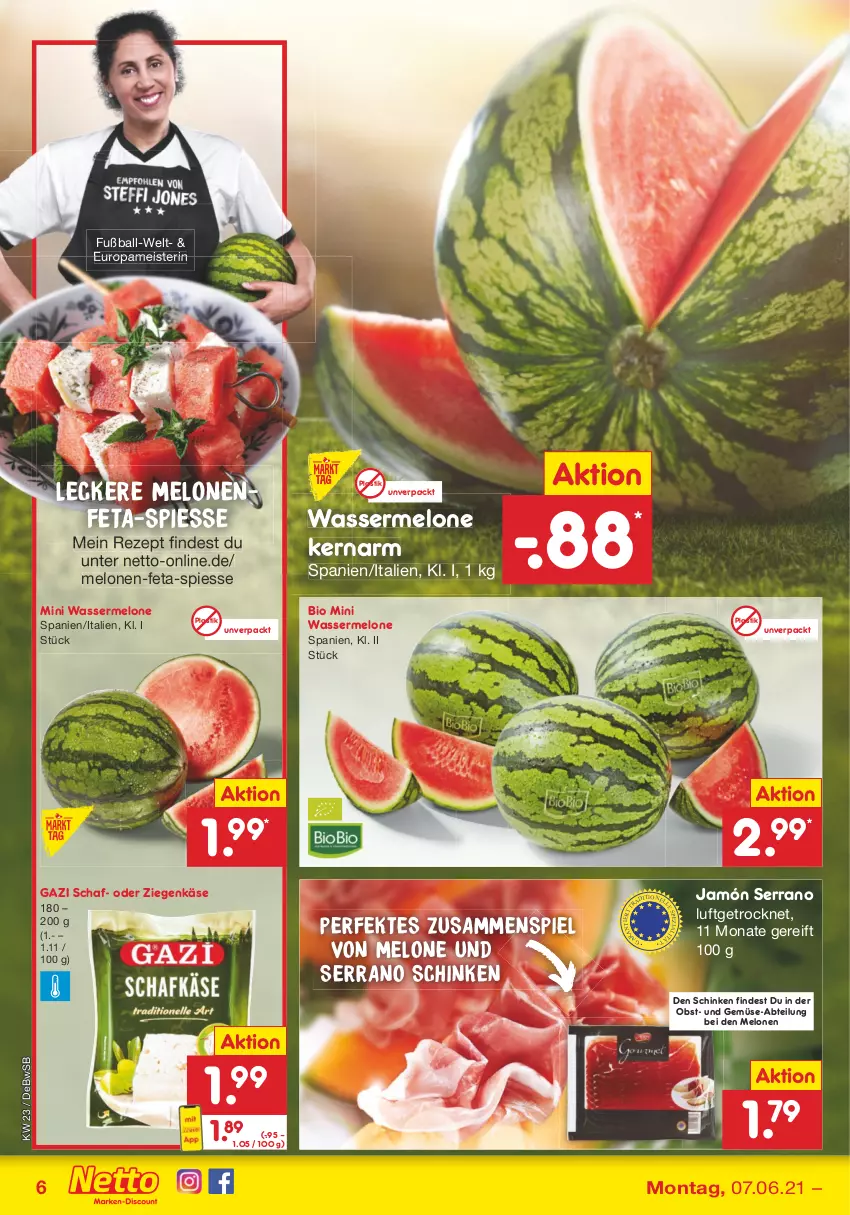 Aktueller Prospekt Netto Marken-Discount - Filial Angebote - von 07.06 bis 12.06.2021 - strona 6