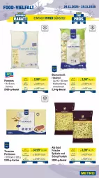 Gazetka promocyjna Metro - Wochen-Angebote Gastro - Gazetka - ważna od 29.11 do 29.11.2025 - strona 14 - produkty: angebot, beutel, blume, blumen, blumenkohl, edamer, eis, gouda, hinterkochschinken, kochschinken, küche, Küchen, mac, milch, nudel, nudeln, pommes, reis, rügenwalder, schinken, schnitten, tee, teewurst, Ti, tiramisu, wurst