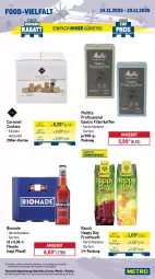 Gazetka promocyjna Metro - Wochen-Angebote Gastro - Gazetka - ważna od 29.11 do 29.11.2025 - strona 16 - produkty: angebot, bio, bionade, caramel, cookie, cookies, creme, dressing, eis, filterkaffee, flasche, frucht, fruchtsaft, getränk, getränke, Happy Day, kaffee, knorr, Kühne, melitta, nuss, nutella, Palette, Rauch, reis, saft, salat, salatdressing, salatkrönung, sesam, Sesamöl, Ti, tiefpreis