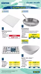 Gazetka promocyjna Metro - Wochen-Angebote Gastro - Gazetka - ważna od 29.11 do 29.11.2025 - strona 21 - produkty: ACC, angebot, auer, backofen, Behälter, edelstahl, eis, elle, geschirr, grill, herdarten, Holz, lebensmittel, Metro, metro gastro, mikrowelle, Ofen, pfanne, reis, saft, Schal, Schale, schneidebrett, spülmaschinen, stuhl, tee, Teelicht, teelichte, Ti, tiefpreis, tisch