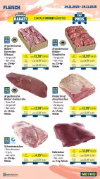 Gazetka promocyjna Metro - Wochen-Angebote Gastro - Gazetka - ważna od 29.11 do 29.11.2025 - strona 3 - produkty: auer, coupon, edelstahl, eis, entrecôte, fleisch, fritteuse, Frittierkorb, Frittieröl, Kalbsleber, korb, küche, Metro, pommes, Pommes Frites, rind, rinder, Rindersteak, Schal, Schale, schwein, schweine, schweinenacken, steak, steakhüfte, Ti, wein, weine