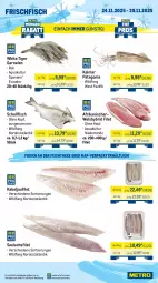 Gazetka promocyjna Metro - Wochen-Angebote Gastro - Gazetka - ważna od 29.11 do 29.11.2025 - strona 7 - produkty: Abtei, angebot, angebote, aqua, beutel, brot, burger, filet, fisch, fischtheke, frischfisch, garnelen, kabeljaufilet, lachs, lachsfilet, lamm, Metro, rwe, saft, seelachsfilet, snack, Ti, Wels, Wild