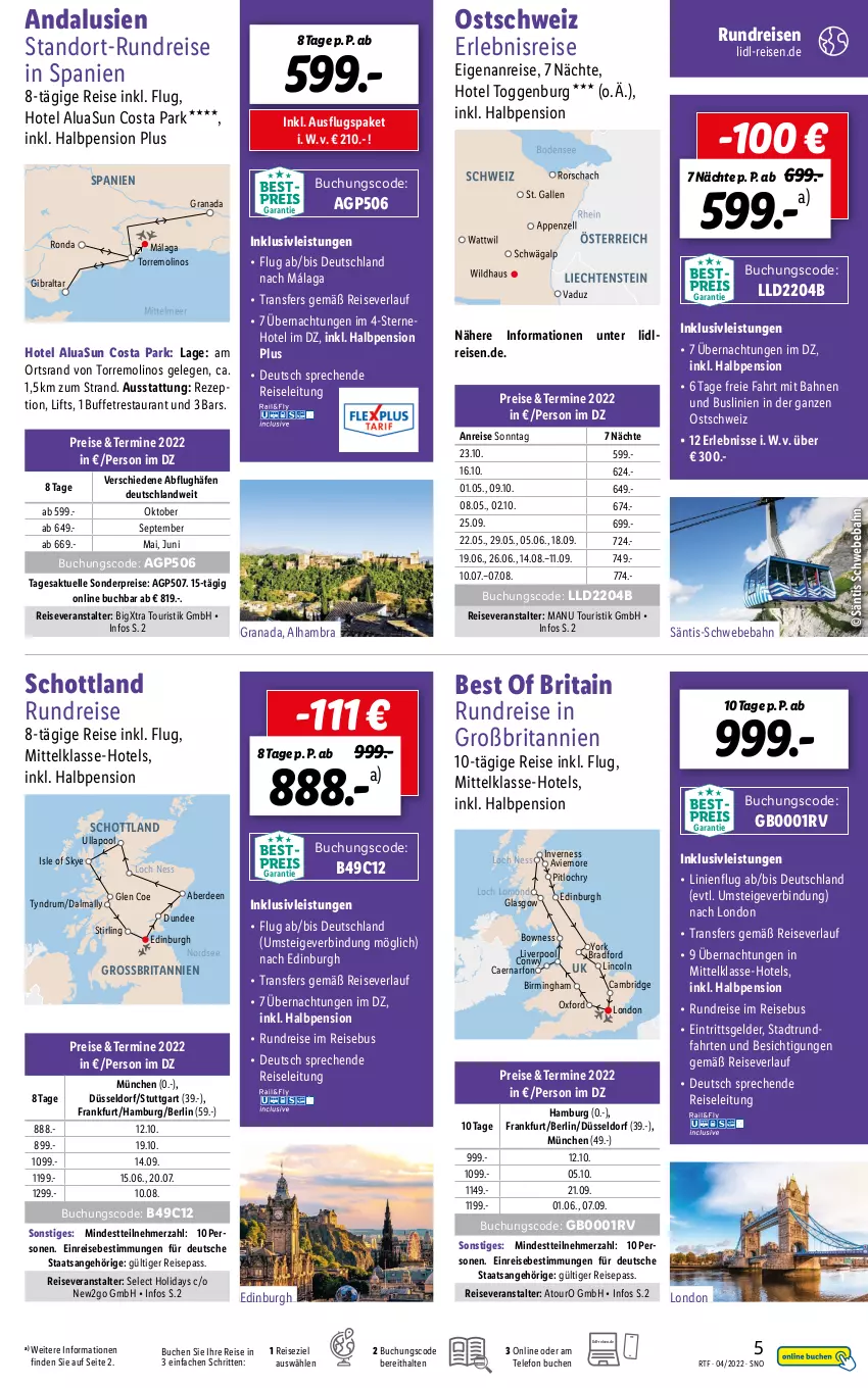 Aktueller Prospekt Lidl - Themenflyer April 2022 - von 13.04 bis 15.06.2022 - strona 5 - produkty: Beba, bestpreis, brita, buch, eis, elle, erde, grana, inklusivleistungen, Nordsee, pool, Rana, reis, reiseveranstalter, reiseverlauf, rezept, rum, schott, telefon, Ti, Yo