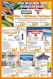 Gazetka promocyjna  - Prospekt für Globus Baumarkt  Achern - Gazetka - ważna od 07.01 do 07.01.2023 - strona 9 - produkty: abdeckvlies, alpina, Alpinaweiß, Brei, brie, classico, eimer, elle, Farbroller, fassadenfarbe, Heu, HP, innenfarbe, kraft, lack, Lacke, latte, lion, primaster, Rauch, Rauhfaser, Roller, Spezi, Streichputz, Ti