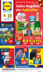 Gazetka promocyjna Lidl - Aktionsprospekt - Gazetka - ważna od 22.06 do 22.06.2024 - strona 1 - produkty: angebot, angebote, Bad, bermuda, bermudas, bio, brot, coupon, eis, elle, giovanni rana, Holz, jahrgangssekt, meggle, mumm, obst, Obst und Gemüse, pringles, Rana, reis, ring, sekt, Ti, torte, tortelloni, und gemüse, Yo