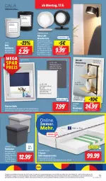 Gazetka promocyjna Lidl - Aktionsprospekt - Gazetka - ważna od 22.06 do 22.06.2024 - strona 19 - produkty: akku, angebot, beleuchtung, Brei, coupon, deka, Duftkerze, eis, hocker, kaltschaummatratze, kerze, Kugel, ladekabel, Leuchte, matratze, Persona, regal, reis, Ria, ring, Schaummatratze, Sitzauflage, thermo-rollo, Ti, Tiere, usb, wandregal, ZTE