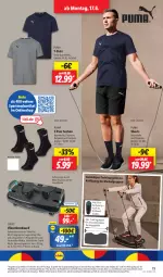 Gazetka promocyjna Lidl - Aktionsprospekt - Gazetka - ważna od 22.06 do 22.06.2024 - strona 23 - produkty: angebot, Armband, Bau, baumwolle, coupon, crivit, eis, elle, LG, Liege, Mode, Persona, puma, reine baumwolle, reis, shirt, shorts, socken, Sport, T-Shirt, Ti, wolle, ZTE