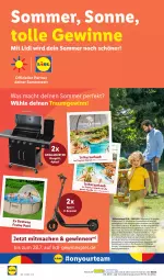 Gazetka promocyjna Lidl - Aktionsprospekt - Gazetka - ważna od 22.06 do 22.06.2024 - strona 56 - produkty: Bad, bestway, Brei, eis, gasgrill, gewinnspiel, grill, LG, mac, Meister, ndk, pool, reis, Schal, Schale, scooter, Sport, Ti, Yo