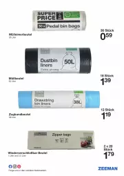 Gazetka promocyjna Zeeman - Prospekte - Gazetka - ważna od 09.08 do 09.08.2024 - strona 5 - produkty: beutel, eimer, leimer, LG, müllbeutel