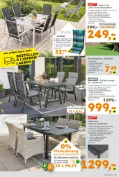 Gazetka promocyjna  - Gazetka - ważna od 06.04 do 06.04.2024 - strona 11 - produkty: Bau, baumwolle, ente, glasplatte, kissen, latte, möbel, rasen, Ria, rückenlehne, sessel, sitzkissen, Stapelstühl, Stühl, teppich, Ti, tisch, wasser, wolle, Yo