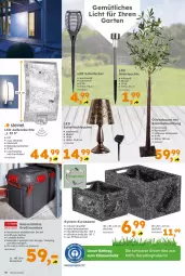 Gazetka promocyjna  - Gazetka - ważna od 06.04 do 06.04.2024 - strona 16 - produkty: Bau, beleuchtung, decke, Deckel, edelstahl, Garten, Leuchte, leuchtmittel, olive, oliven, Solarfackel, solarleuchte, Sport, Ti, tisch, tischleuchte, wasser, Wassersport