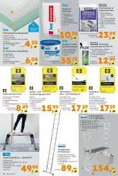 Gazetka promocyjna - Gazetka - ważna od 06.04 do 06.04.2024 - strona 18 - produkty: Bau, decke, eimer, eis, Finish, korn, latte, Leiterngerüst, Rauch, Reibeputz, reis, rum, rwe, sac, Scheibenputz, spachtel, Ti, Tiere, usb, wasser, Zement
