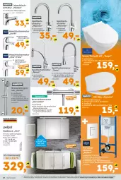 Gazetka promocyjna - Gazetka - ważna od 06.04 do 06.04.2024 - strona 20 - produkty: ACC, accessoires, armatur, auto, Bad, Bank, Bau, brause, brauseschlauch, bürste, edelstahl, eis, handbrause, hochglanz, Leuchte, passend für alle, Reinigung, reis, Schal, schlauch, Schrank, spiegel, spiegelschrank, Spültischarmatur, thermostat, Ti, tisch, Wand-Tiefspül-WC, waschtisch, waschtischarmatur, wasser, wc-sitz, ZTE