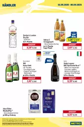 Gazetka promocyjna Metro - Wochen-Angebote Händler - Gazetka - ważna od 06.09 do 06.09.2025 - strona 3 - produkty: angebot, aperol, auer, Blüte, bohne, brut, coupon, cuvée, doppio passo, dry gin, espresso, flasche, frucht, früchte, früchten, getränk, getränke, gin, Glastür, gordon, grapefruit, Hohes C, Holz, kaffee, kühlschrank, lavazza, london dry, london dry gin, mac, Metro, metro gastro, mm extra, orange, orangen, orangensaft, Palette, passo, perla, primitivo, puma, röstkaffee, saft, Schrank, sekt, spumante, Ti, valdo