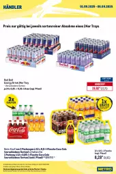 Gazetka promocyjna Metro - Wochen-Angebote Händler - Gazetka - ważna od 06.09 do 06.09.2025 - strona 4 - produkty: angebot, auto, cola, drink, eis, energy drink, flasche, getränk, getränke, LG, Metro, natur, natura, Palette, red bull, reis, Ti, tisch