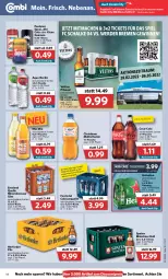 Gazetka promocyjna Combi - Prospekte - Gazetka - ważna od 05.03 do 05.03.2022 - strona 18 - produkty: Afri Cola, Alwa, angebot, angebote, aqua, Calcium, coca-cola, cola, discount, eis, elle, flasche, Forstetal, heineken, mineralwasser, Mio Mio, Paula, paulaner, pils, pilsener, Rana, reis, Spaten, Spezi, Ti, veltins, veltins pilsener, vita, wasser