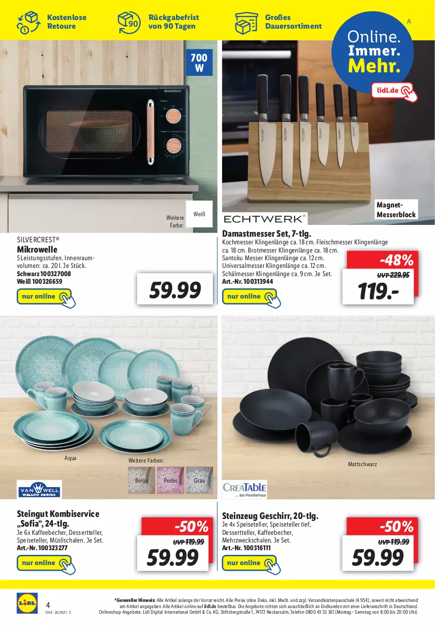 Aktueller Prospekt Lidl - Onlineshop-Highlights der Woche - von 28.06 bis 04.07.2021 - strona 4