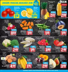 Gazetka promocyjna Aez - Prospekte - Gazetka - ważna od 16.09 do 16.09.2023 - strona 2 - produkty: ananas, auer, aus dem kühlregal, banane, bananen, beere, beeren, bio, bio hit, Birnen, Bluccoli, blume, blumen, blumenkohl, bohne, bohnen, broccoli, brot, Buschbohnen, discount, eis, ente, erdbeere, erdbeeren, fisch, flasche, fleisch, frucht, früchte, glasflasche, himbeer, himbeere, himbeeren, ilag, joghur, joghurt, kartoffel, kartoffeln, kracher, kuchen, kühlregal, mac, marmelade, obst, paprika, pflaume, pflaumen, quark, radieschen, regal, reis, Ria, Romatomaten, rum, saft, salat, salate, shake, snack, Süßkartoffeln, tafelbirnen, Ti, tisch, tomate, tomaten, true fruits, vita, Vitamin C, Wild, zitrone, zitronen, ZTE