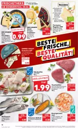 Gazetka promocyjna Kaufland - Gazetka - ważna od 06.07 do 06.07.2022 - strona 16 - produkty: aioli, angebot, aqua, bio, brie, creme, eis, filet, fisch, fleisch, garnelen, hartkäse, kabeljaufilet, Käse, leine, mac, milch, parmigiano, parmigiano reggiano, pasta, reggiano, riesengarnelen, rotwein, sahne, schnittkäse, thunfisch, Ti, tisch, wein, wolfsbarsch, ZTE