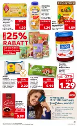 Gazetka promocyjna Kaufland - Gazetka - ważna od 06.07 do 06.07.2022 - strona 23 - produkty: angebot, angebote, beutel, bio, blume, blumen, bohne, bohnen, brot, buch, chia, creme, eduscho, früchte, getränk, getränke, getränkepulver, hörnchen, kaffee, kakao, karamell, konfitüre, konfitüre extra, korn, kuchen, milch, mondamin, Nougatcreme, nuss, Pfannkuchen, Schnittbrot, sonnenblume, sonnenblumen, Sonnenblumenkerne, sonnenblumenkernen, Tchibo, tee, teekanne, Ti, trauben, Trockenfrüchte, waffeln, zucker