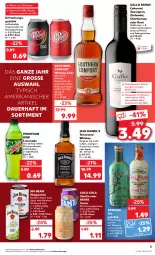 Gazetka promocyjna Kaufland - Gazetka - ważna od 06.07 do 06.07.2022 - strona 5 - produkty: angebot, angebote, Apple, auer, bourbon, bourbon whiskey, cabernet, cabernet sauvignon, cassis, chardonnay, coca-cola, cola, drink, eis, ente, erfrischungsgetränk, erfrischungsgetränke, fanta, fleisch, gallo, gallo family, getränk, getränke, gin, jack daniel, jack daniel's, jim beam, kirsch, kraft, likör, limo, limonade, mac, Mixgetränk, Mountain Dew, pasta, Pastagericht, rotwein, sauvignon, Southern Comfort, Sprizz, tee, Ti, wein, weine, whiskey