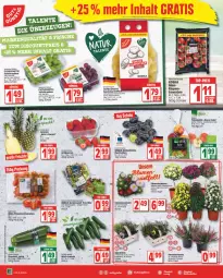 Gazetka promocyjna Edeka - Angebote der Woche - Gazetka - ważna od 10.09 do 10.09.2022 - strona 8 - produkty: ananas, ball, beere, beeren, beutel, deka, eis, erdbeere, erdbeeren, gurke, gurken, kartoffel, korb, mac, mini-gurken, pflaume, pflaumen, reis, salat, Schal, Schale, tafeläpfel, tafeltrauben, Ti, tomate, tomaten, topf, trauben, ZTE