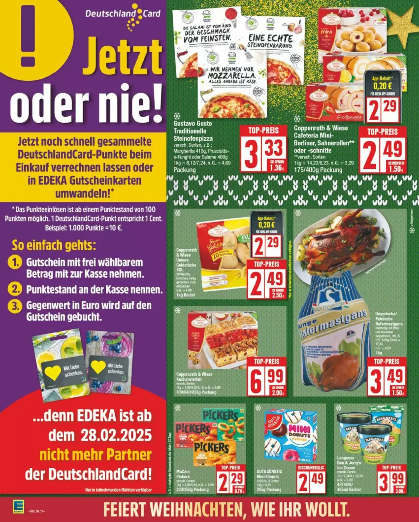 Aktueller Prospekt Edeka - Prospekte - von 23.12 bis 28.12.2024 - strona 6 - produkty: beere, buch, deutschlandcard, eis, erdbeere, gutschein, margherita, Ofen, prosciutto, rel, rinti, Rowi, steinofen, tee, Ti