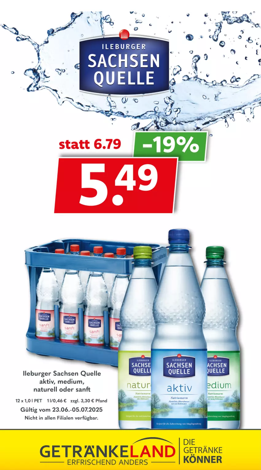 Aktueller Prospekt Getraenkeland - von 22.06 bis 04.07.2025 - strona 12 - produkty: burger, elle, natur, rel, sac, tee, Ti