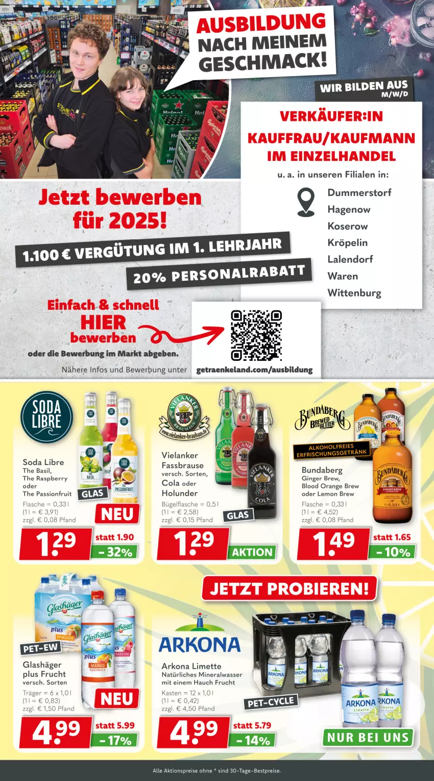 Aktueller Prospekt Getraenkeland - von 22.06 bis 04.07.2025 - strona 7 - produkty: aktionspreis, Alwa, bestpreis, bestpreise, brause, Brei, bügel, bügelflasche, cola, eis, Elan, fassbrause, flasche, frucht, gin, ginger, holunder, limette, Mett, mineralwasser, natürliches mineralwasser, reis, Soda, Ti, usb, wasser
