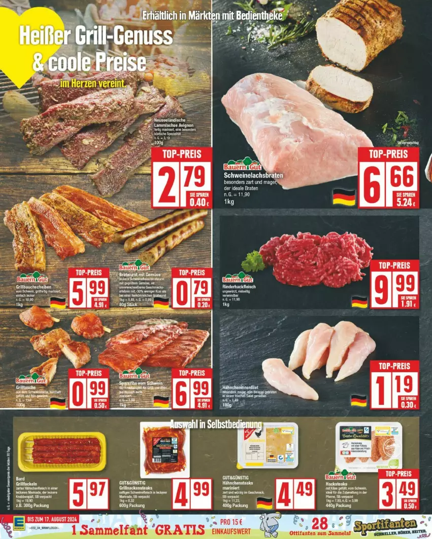 Aktueller Prospekt Edeka - Prospekte - von 05.08 bis 10.08.2024 - strona 4 - produkty: eis, reis, tee, top-preis