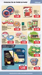 Gazetka promocyjna Famila - Prospekte - Gazetka - ważna od 26.03 do 26.03.2022 - strona 9 - produkty: albray, andechser natur, arla, Bad, Becher, bio, camembert, chavroux, decke, eis, elle, frischkäse, gin, Käse, käsescheiben, kühlregal, Mett, mettwurst, natur, petrella, regal, reis, rel, rotkäppchen, Rügener, rügener badejunge, rügenwalder, Saint Agur, saint albray, salami, salami-teller, schinken, serrano, teller, Vegeta, weichkäse, wurst, würstchen, ziegenfrischkäse, zott, zottarella, zottarella minis, zwiebel, zwiebelmettwurst