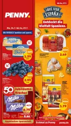 Gazetka promocyjna Penny - Prospekte - Gazetka - ważna od 29.07 do 29.07.2023 - strona 1 - produkty: beere, beeren, butter, classico, eis, ente, heidelbeere, heidelbeeren, je 250-g-packung, latte, malz, meggle, nuss, reis, rel, rum, Schal, Schale, Tapas, Ti, ZTE