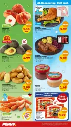 Gazetka promocyjna Penny - Prospekte - Gazetka - ważna od 29.07 do 29.07.2023 - strona 24 - produkty: angebot, angebote, avocado, beutel, böklunder, bruzzzler, eis, erde, fleisch, gin, henkel, jungbullen, karotten, kartoffel, kartoffeln, mac, payback, pfirsich, pfirsiche, plattpfirsiche, pute, regal, reis, rind, rinder, rinder-rouladen, rouladen, schenkel, speisekartoffeln, Ti, wiesenhof, wurst