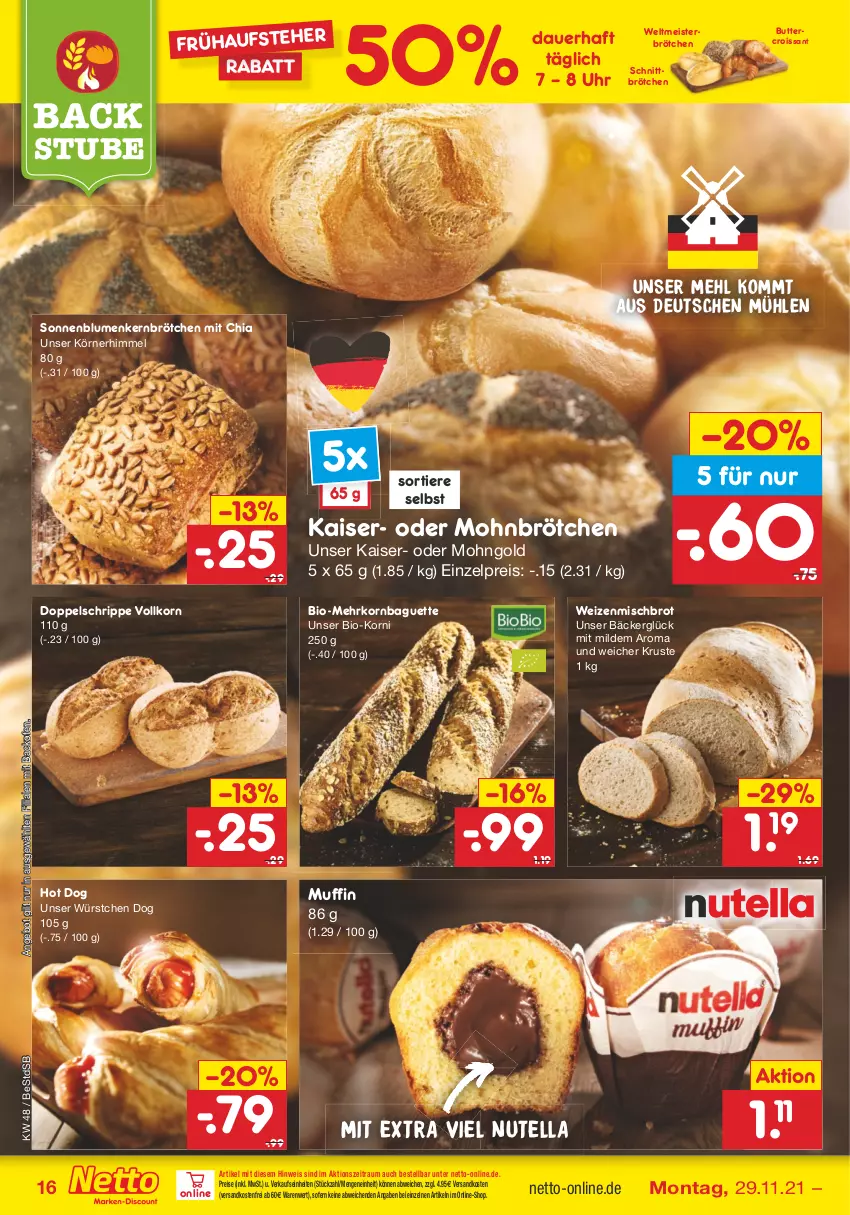 Aktueller Prospekt Netto Marken-Discount - Filial Angebote - von 29.11 bis 04.12.2021 - strona 18