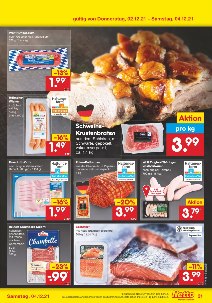 Aktueller Prospekt Netto Marken-Discount - Filial Angebote - von 29.11 bis 04.12.2021 - strona 33