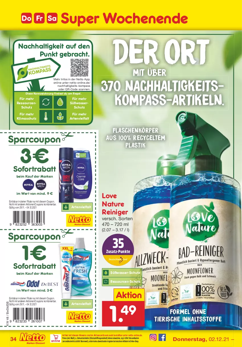 Aktueller Prospekt Netto Marken-Discount - Filial Angebote - von 29.11 bis 04.12.2021 - strona 36