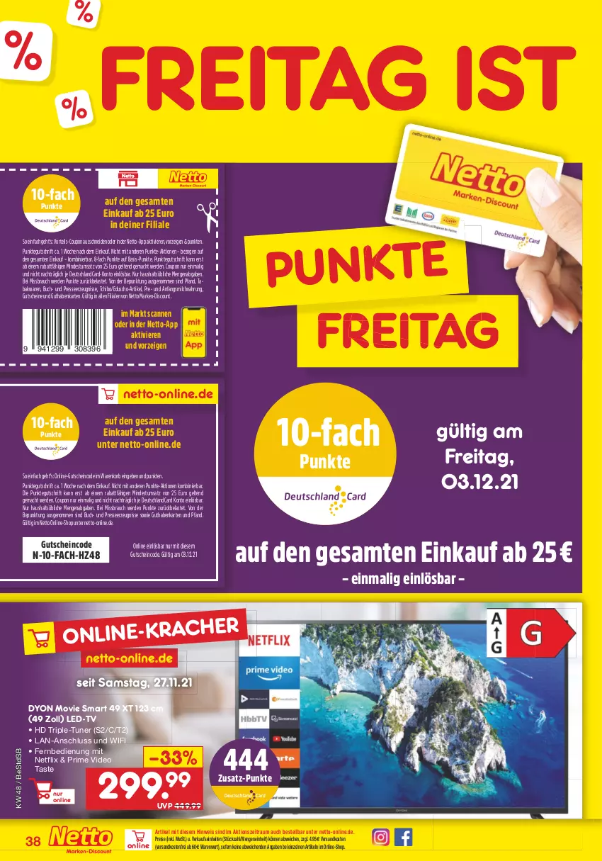 Aktueller Prospekt Netto Marken-Discount - Filial Angebote - von 29.11 bis 04.12.2021 - strona 40