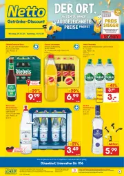 Gazetka promocyjna Netto Marken-Discount - Getränkemarkt in deiner Nähe - Gazetka - ważna od 10.12 do 10.12.2022 - strona 1 - produkty: alkohol, Alwa, angebot, angebote, bestpreis, bier, Biere, diebels, discount, eis, elle, flasche, getränk, getränke, glasflasche, Gorbatschow, Holz, LG, limo, limonade, limonaden, marken-discount, mineralwasser, natur, natürliches mineralwasser, ndk, reis, rel, sinalco, Ti, volvic, wasser, wodka, ZTE