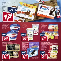 Gazetka promocyjna Real - Real Handzettel - Gazetka - ważna od 08.01 do 08.01.2022 - strona 10 - produkty: arla, arla skyr, Becher, Café Landhaus, cola, coppenrath, danone, danone fruchtzwerge, eis, frucht, fruchtzwerge, joghur, joghurt, Kinder, Kinder Pinguí, kuchen, Lust auf Torte, milch, milch-schnitte, milka, mondelez, mövenpick, mövenpick eis, oreo, rahmjoghurt, reis, Ria, Skyr, stieleis, swirl, Ti, torte, weihenstephan