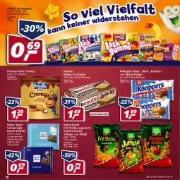 Gazetka promocyjna Real - Real Handzettel - Gazetka - ważna od 08.01 do 08.01.2022 - strona 18 - produkty: beutel, cremys, eis, erdnuss, Frit-Sticks, funny-frisch, hanuta, kakao, knoppers, kokos, lachgummi, nimm2, nuss, paprika, prinzen rolle, reis, riegel, ring, ritter, ritter sport, schoko, schokolade, Sport, Ti