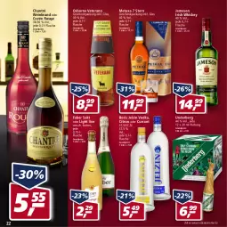 Gazetka promocyjna Real - Real Handzettel - Gazetka - ważna od 08.01 do 08.01.2022 - strona 22 - produkty: Boris Jelzin, chantré, Currant, cuvée, eis, flasche, geschenkpackung, irish whiskey, jameson, jelzin, Metaxa, osborne, reis, rouge, sekt, underberg, veterano, vodka, wein, weinbrand, whiskey