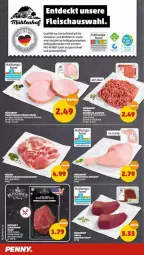 Gazetka promocyjna Penny - Prospekte - Gazetka - ważna od 26.02 do 26.02.2022 - strona 6 - produkty: braten, butcher's, eis, ente, fleisch, Geflügel, geflügelprodukte sind mit dem, henkel, kasseler, lack, Meister, minutensteaks, pute, rind, rinder, Rindersteak, rindfleisch, Schal, Schale, schenkel, schwein, schweine, steak, steaks, Ti, wein, weine